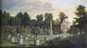 Peter Andreas Rysbrack View of thte Orange Tree Garden oil